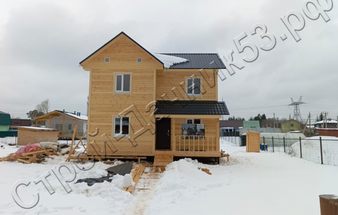 4 Каркасно-щитовой дом  Д-112, 8х6м, 82 М², Московская область, город Солнечногорск. (2)